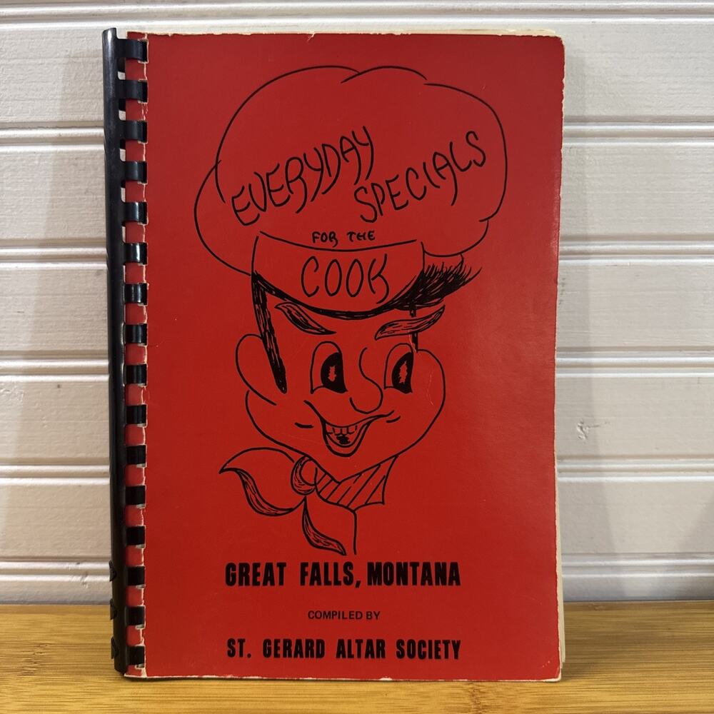 Community Cookbook Everyday Specials St Gerard Altar Society 1969 Great Falls MT